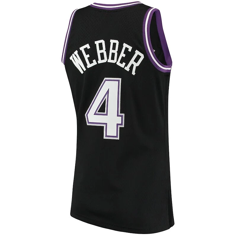 Sacramento Kings Chris Webber Mitchell & Ness Black 2000-01 Hardwood Classics Swingman Jersey
