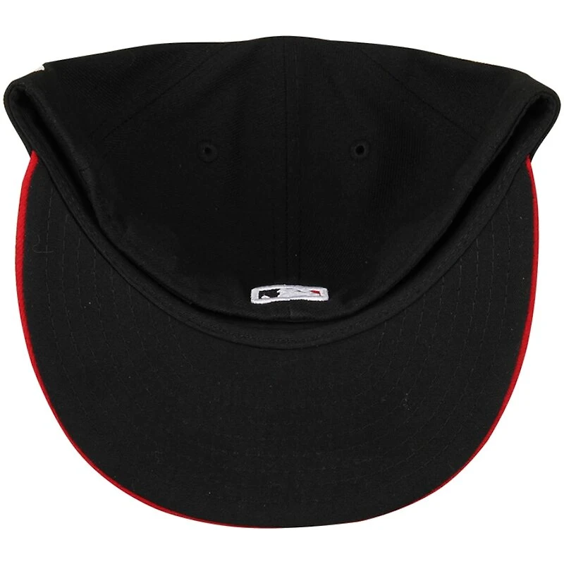 Cincinnati Reds New Era Alternate Authentic Collection Black And Red On-Field 59FIFTY Fitted Hat