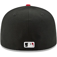 Cincinnati Reds New Era Alternate Authentic Collection Black And Red On-Field 59FIFTY Fitted Hat