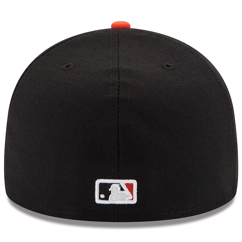 Baltimore Orioles New Era Home Authentic Collection White/Orange On-Field 59FIFTY Fitted Hat