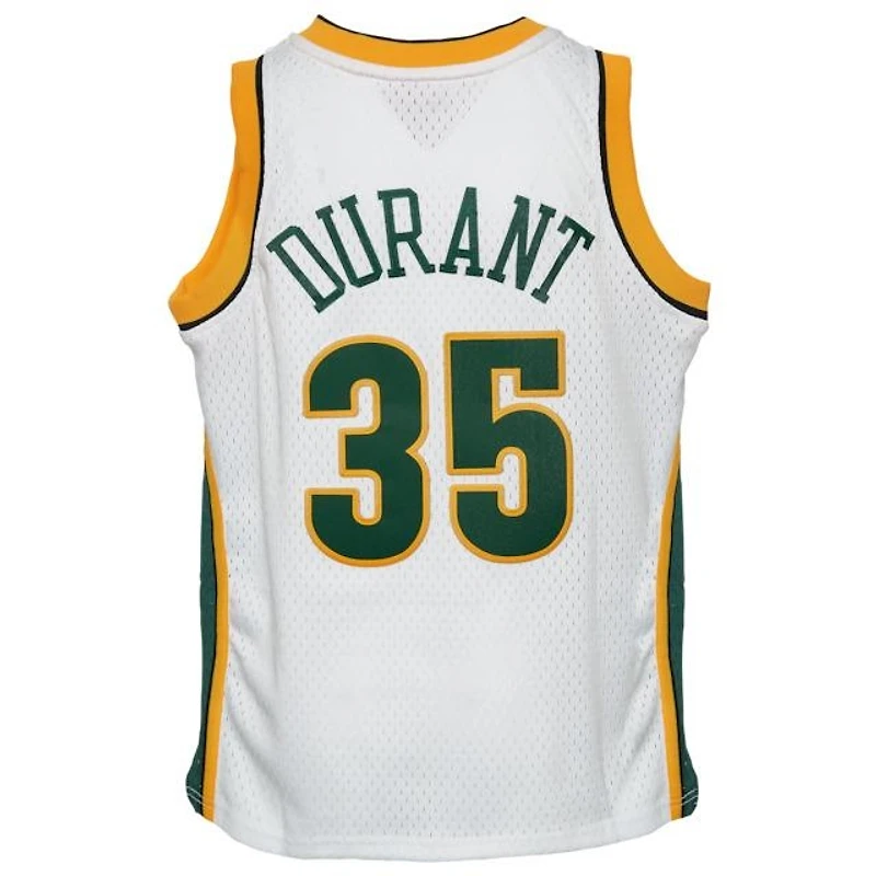 Seattle Supersonics Kevin Durant Mitchell & Ness Swingman White Youth Jersey 2007-08