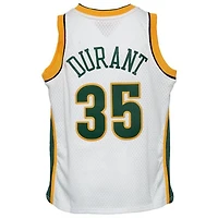 Seattle Supersonics Kevin Durant Mitchell & Ness Swingman White Youth Jersey 2007-08