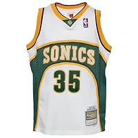 Seattle Supersonics Kevin Durant Mitchell & Ness Swingman White Youth Jersey 2007-08