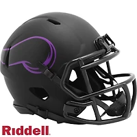 Minnesota Vikings Black Eclipse Alternate Riddell Speed Mini Helmet