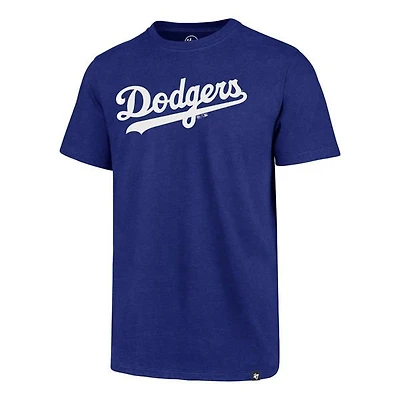 LOS ANGELES DODGERS ROYAL WORDMARK CLUB TEE MENS