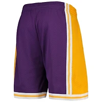 Los Angeles Lakers Mitchell & Ness Hardwood Classics Team Purple Swingman Shorts