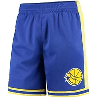 Golden State Warriors Mitchell & Ness Hardwood Classics Royal Blue Swingman Shorts