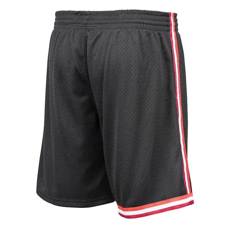 Miami Heat Mitchell & Ness Hardwood Classics Team Black Swingman Shorts