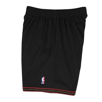 Philadelphia 76ers Mitchell & Ness 2000-01 Hardwood Classics Team Black Swingman Shorts