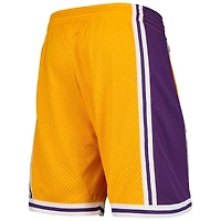 Los Angeles Lakers Mitchell & Ness Hardwood Classics Team Gold 1996-97 Swingman Shorts