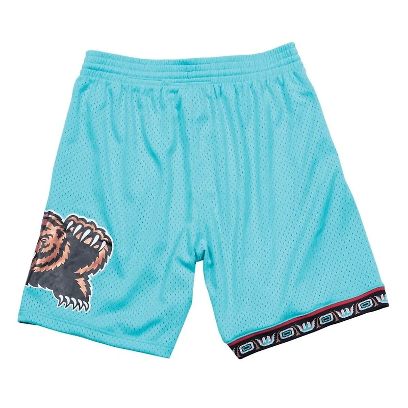 Vancouver Grizzlies Mitchell & Ness Hardwood Classics Team Teal 1996-97 Swingman Shorts
