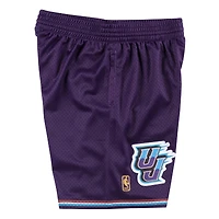 Utah Jazz Mitchell & Ness Hardwood Classics Team Purple 1996-97 Swingman Shorts