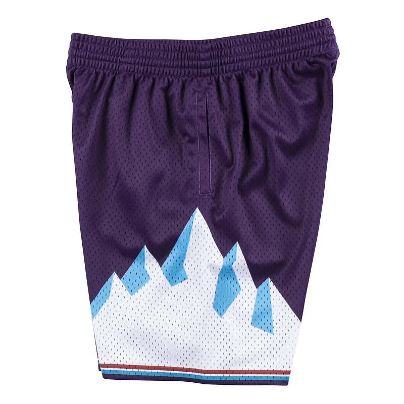 Utah Jazz Mitchell & Ness Hardwood Classics Team Purple 1996-97 Swingman Shorts