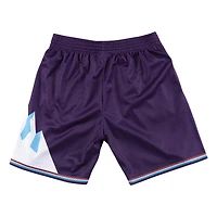 Utah Jazz Mitchell & Ness Hardwood Classics Team Purple 1996-97 Swingman Shorts