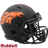 Denver Broncos Black Eclipse Alternate Riddell Speed Mini Helmet