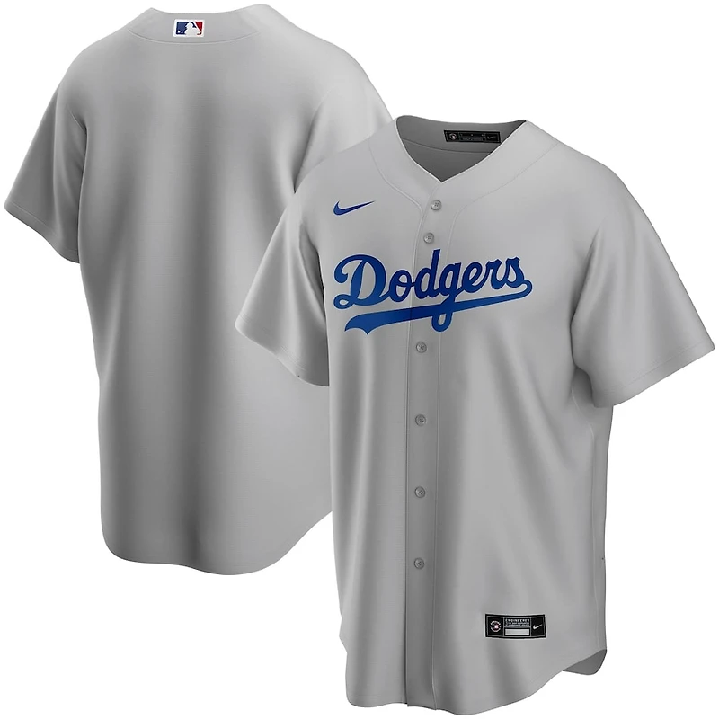 Los Angeles Dodgers Blank Nike Gray Road Jersey