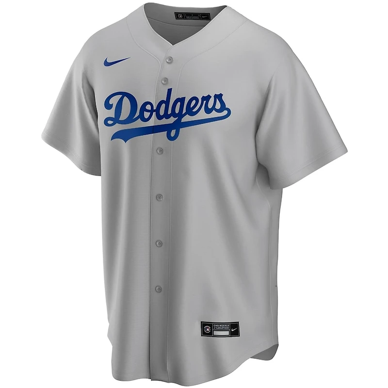 Los Angeles Dodgers Blank Nike Gray Road Jersey