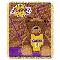 Los Angeles Lakers NBA Half-Court Baby Woven Jacquard Throw