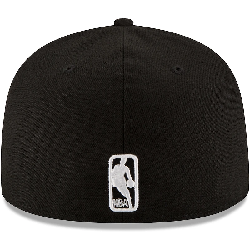 Los Angeles Lakers New Era 59FIFTY Fitted Black White Hat