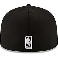 Los Angeles Lakers New Era 59FIFTY Fitted Black White Hat