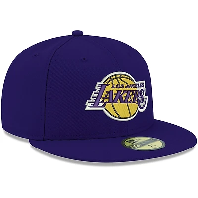 Los Angeles Lakers New Era 59FIFTY Fitted Purple Hat
