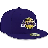 Los Angeles Lakers New Era 59FIFTY Fitted Purple Hat