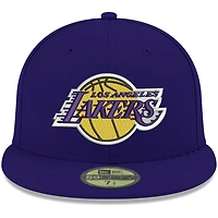 Los Angeles Lakers New Era 59FIFTY Fitted Purple Hat