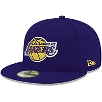 Los Angeles Lakers New Era 59FIFTY Fitted Purple Hat