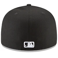 Los Angeles Dodgers New Era D Logo Basic 59Fifty Black-White Fitted hat