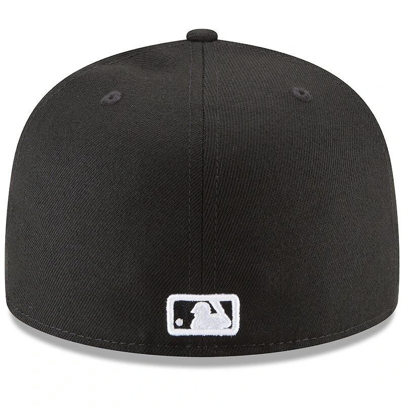 Los Angeles Angels New Era Primary Logo Basic 59Fifty Black-White Fitted hat