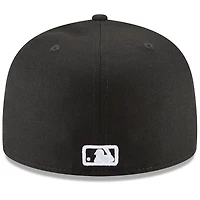 Los Angeles Angels New Era Primary Logo Basic 59Fifty Black-White Fitted hat