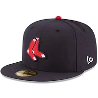 Boston Red Sox New Era Alternate Authentic Collection Navy On-Field 59FIFTY Fitted Hat