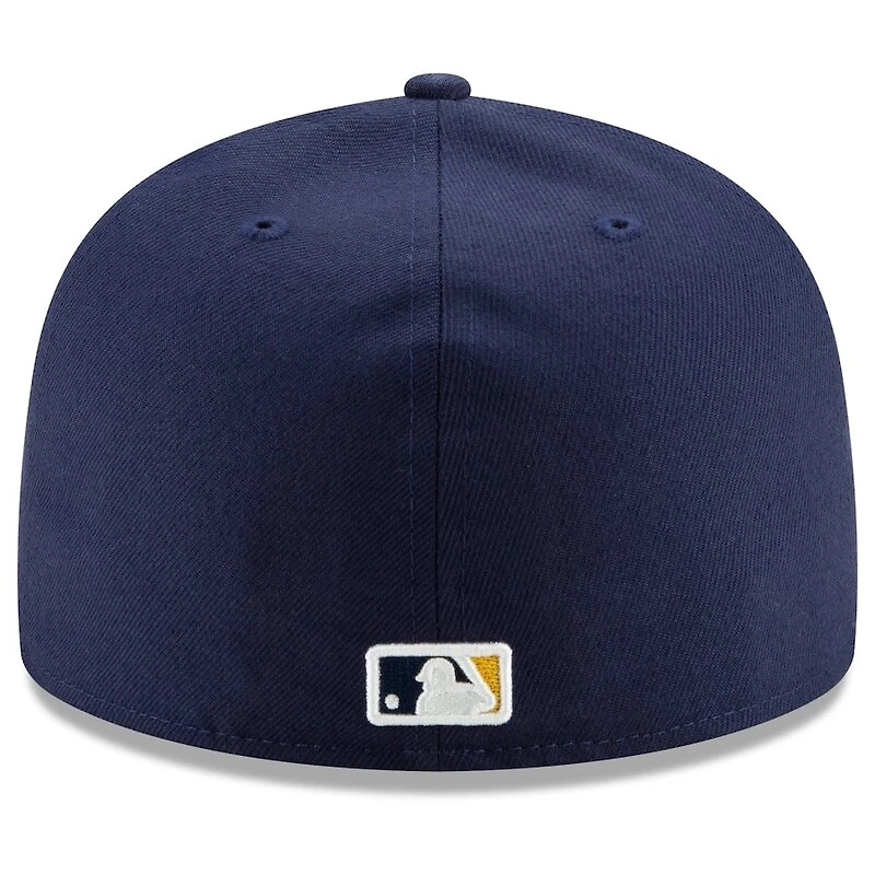 Milwaukee Brewers New Era Home 2020 Authentic Collection Navy On-Field 59FIFTY Fitted Hat