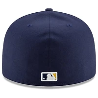 Milwaukee Brewers New Era Home 2020 Authentic Collection Navy On-Field 59FIFTY Fitted Hat