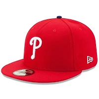 Philadelphia Phillies New Era Game Authentic Collection Red On-Field 59FIFTY Fitted Hat