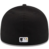 Pittsburgh Pirates New Era Game Authentic Collection Black On-Field 59FIFTY Fitted Hat