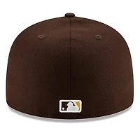 San Diego Padres New Era 2020 Authentic Collection Brown On-Field 59FIFTY Fitted Hat