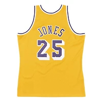 Los Angeles Lakers Eddie Jones Mitchell & Ness Gold Hardwood Classics Jersey