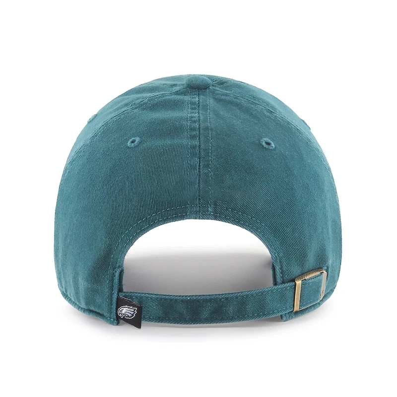 Philadelphia Eagles 47 Clean Up Adjustable Midnight Green Hat
