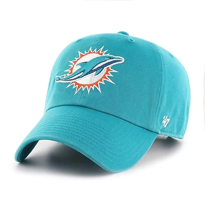 Miami Dolphins 47 Clean Up Adjustable Teal Hat