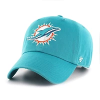 Miami Dolphins 47 Clean Up Adjustable Teal Hat