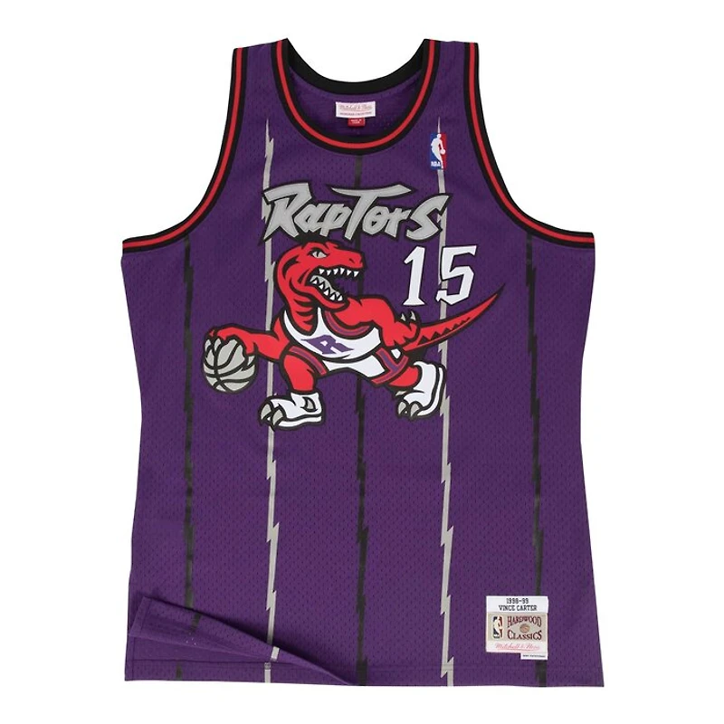 Vince Carter Toronto Raptors Mitchell & Ness 1998-99 Hardwood Classics Swingman Player Purple Jersey