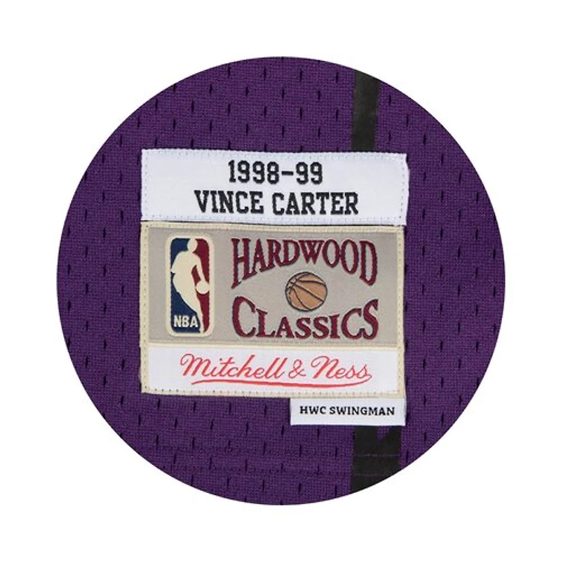 Vince Carter Toronto Raptors Mitchell & Ness 1998-99 Hardwood Classics Swingman Player Purple Jersey