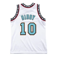 Vancouver Grizzlies Mike Bibby Mitchell & Ness 1998-99 Hardwood Classics Swingman Player White Jersey