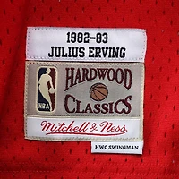 Philadelphia 76ers Julius Erving Mitchell & Ness 1982-83 Hardwood Classics Swingman Player Red Jersey