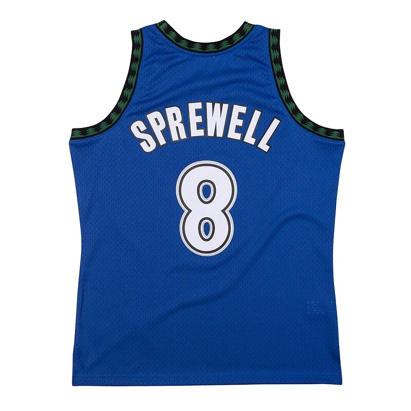 Minnesota Timberwolves Latrell Sprewell Mitchell & Ness 2003-04 Hardwood Classics Swingman Player Blue Jersey