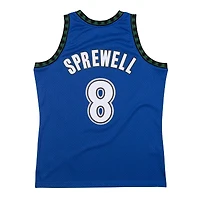 Minnesota Timberwolves Latrell Sprewell Mitchell & Ness 2003-04 Hardwood Classics Swingman Player Blue Jersey