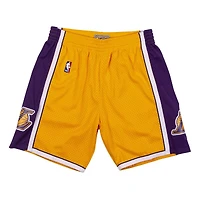 Los Angeles Lakers Mitchell & Ness Hardwood Classics 2009-10 Gold Swingman Shorts