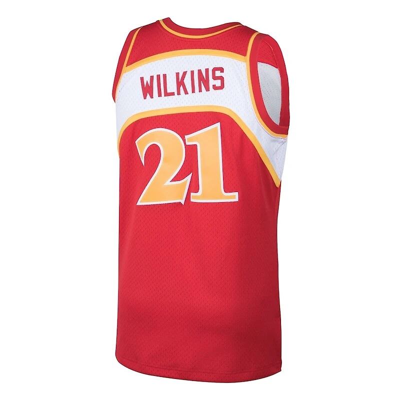 Atlanta Hawks Dominique Wilkins Mitchell & Ness 1986-87 Hardwood Classics Swingman Player Red Jersey