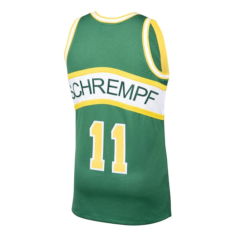Seattle Supersonics Detlef Schrempf Mitchell & Ness 1994-95 Hardwood Classics Swingman Player Green Jersey